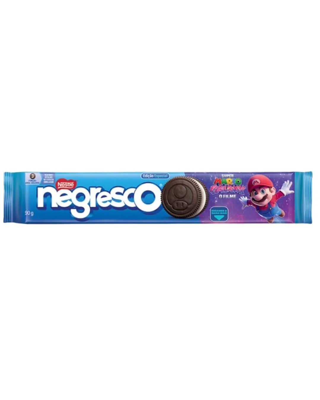 BISCOITO NEGRESCO RECHEADO BAUN 90 G