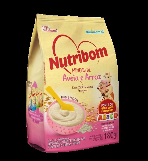 MINGAU NUTRIBOM SACHE AVEIA E ARROZ 180G