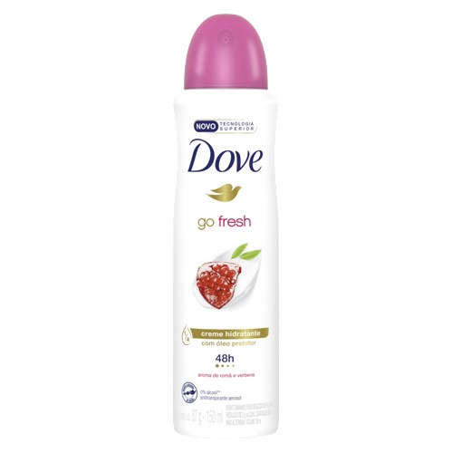 DESOD DOVE AERO 150ML FEM GO FRESH ROMA