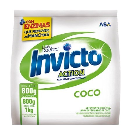 SABAO EM PO 800 G INVICTO SACHE COCO