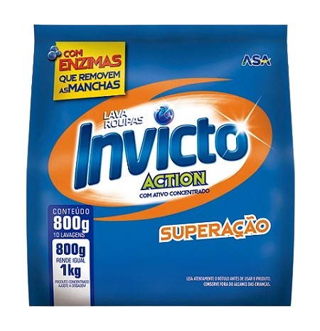 SABAO EM PO 800 G INVICTO SACHE SUPERACA