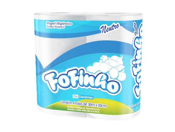 CN PAPEL HIG. 16X4 FOFINHO FS NEUTRO 30M