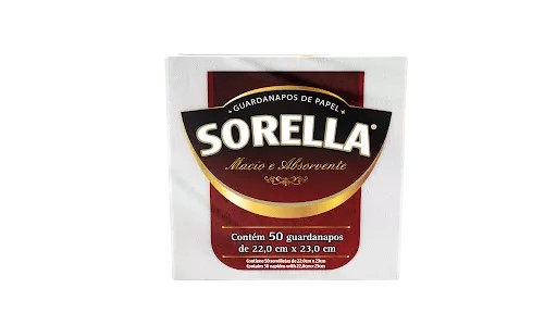 CN GUARDANAPO SORELLA 22X23 1X16 50FL'