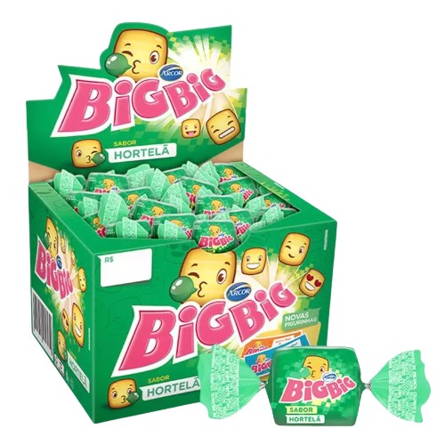CHICLETE ARCOR BIG BIG HORTELA