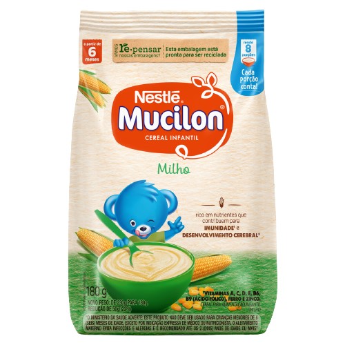 MINGAU MUCILON SACHE MILHO 180 G 