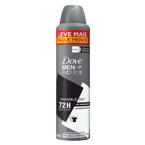 DESOD DOVE AERO 250ML MEN INVIS DRY PROM