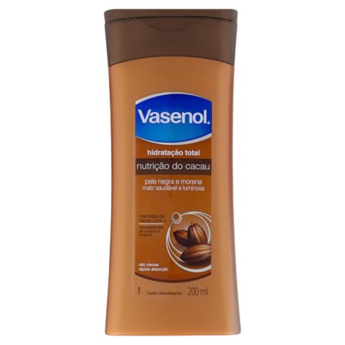 LOCAO HID VASENOL NUTRICAO CACAU 200ML