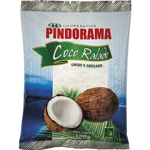 COCO RALADO UMIDO E ADOC 100G PINDORAMA
