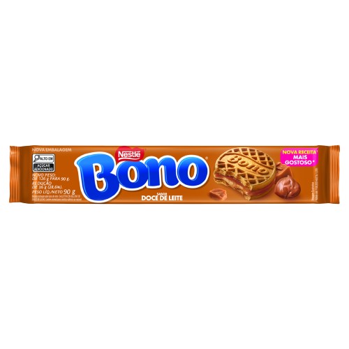 BISC RECH. NESTLE BONO DOCE LEITE 90 G