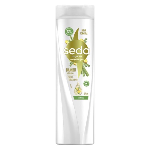 SHAMPOO SEDA 325ML BAMBU E BIOTINA