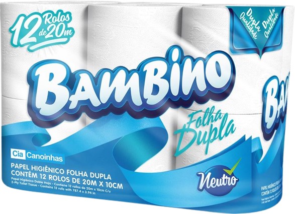 CN PAPEL HIG. 6X16 BAMBINO FD NEUTRO 20M