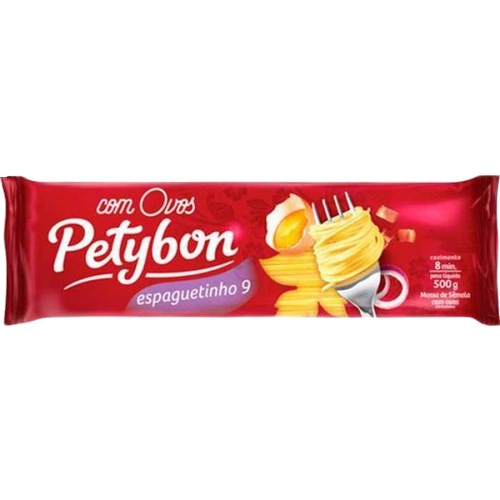 JM MAC. PETYBON ESPAGTINHO OVO 500 G