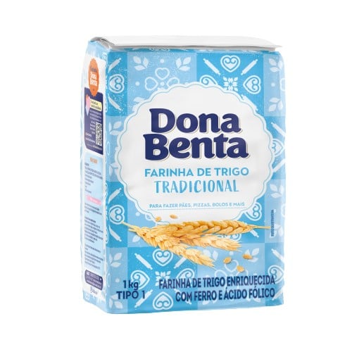 JM FARINHA DE TRIGO DONA BENTA 1 KG PAP
