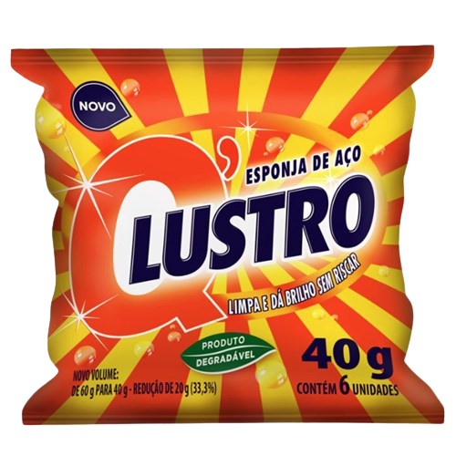 BB ESPONJA DE ACO Q LUSTRO 40G