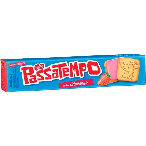 BISCOITO PASSATEMPO RECHE MOR 130G