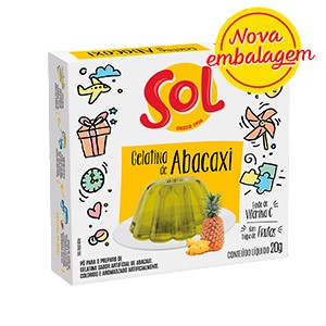JM GELATINA SOL CX ABACAXI 20 G