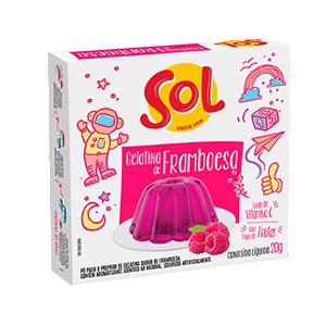 JM GELATINA SOL CX FRAMBOESA 20 G