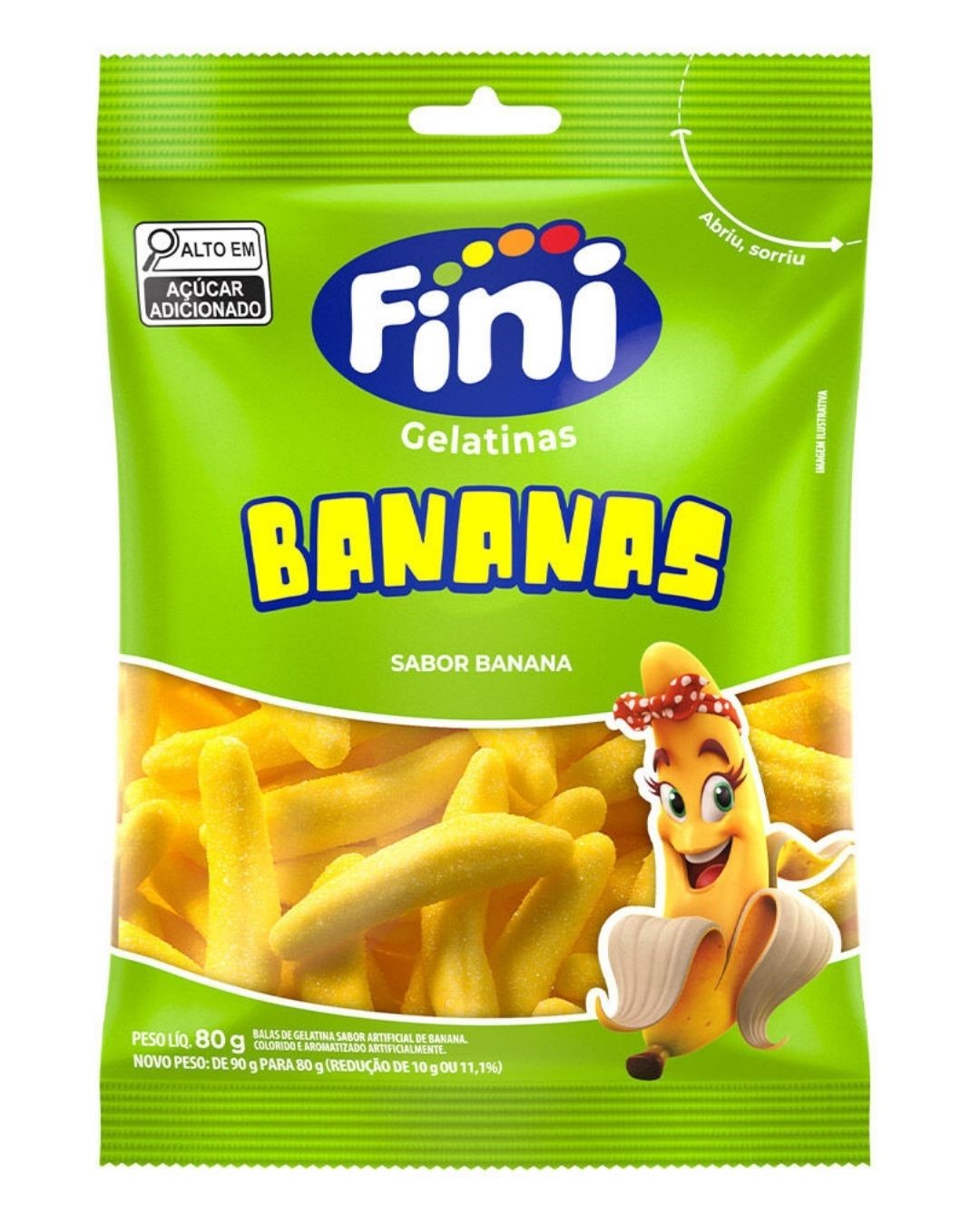 FI BALA GELATINA FINI BANANA 80G