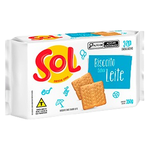 JM BISCOITO SOL 350 G LEITE