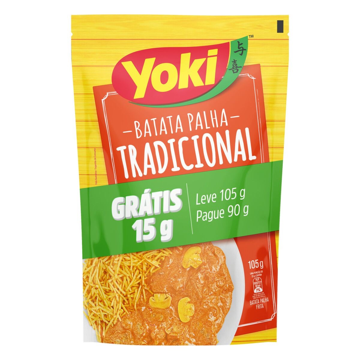 BATATA PALHA TRAD. YOKI L105P90G