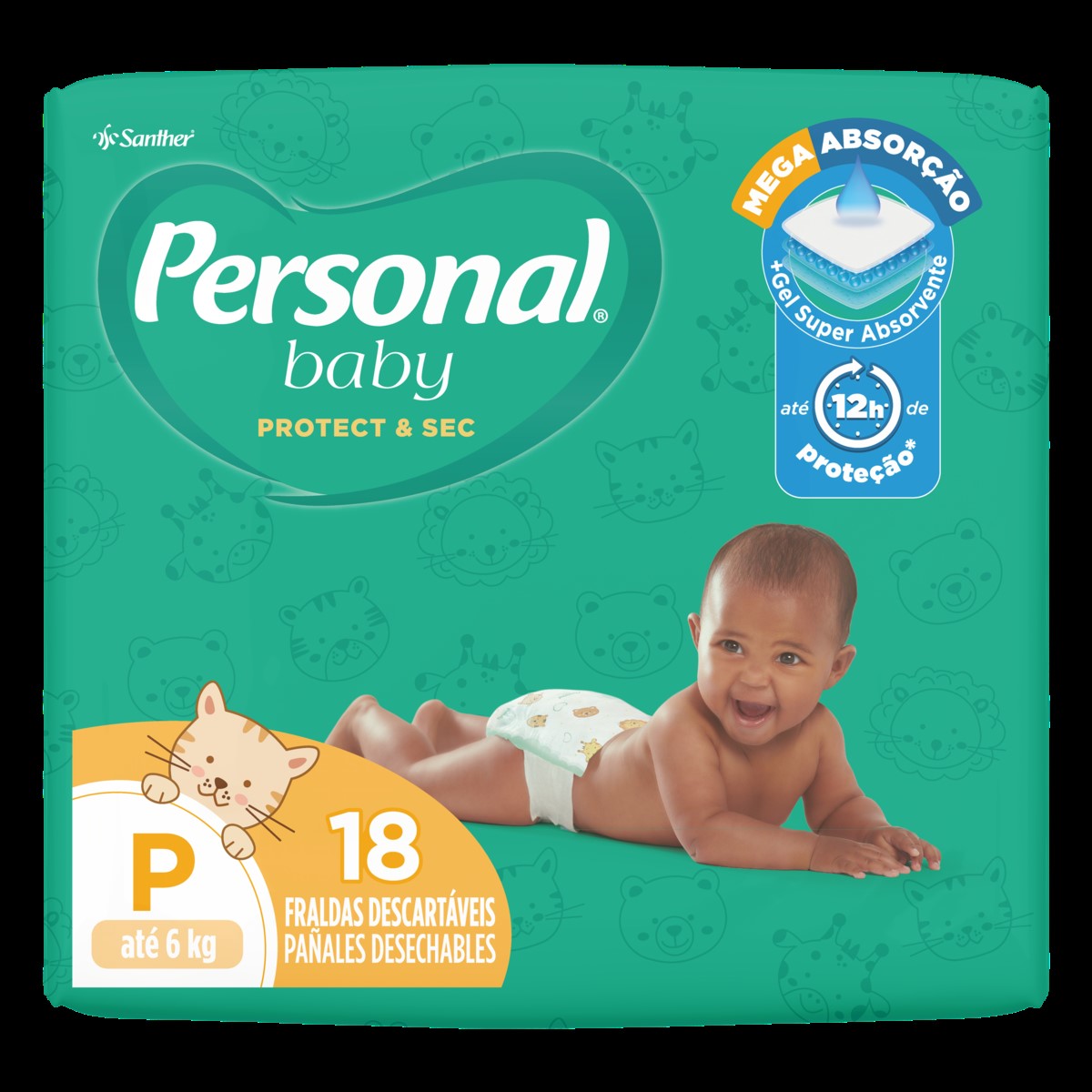 FRALDA DESC.PERSONAL JUMBINHO P 18UN