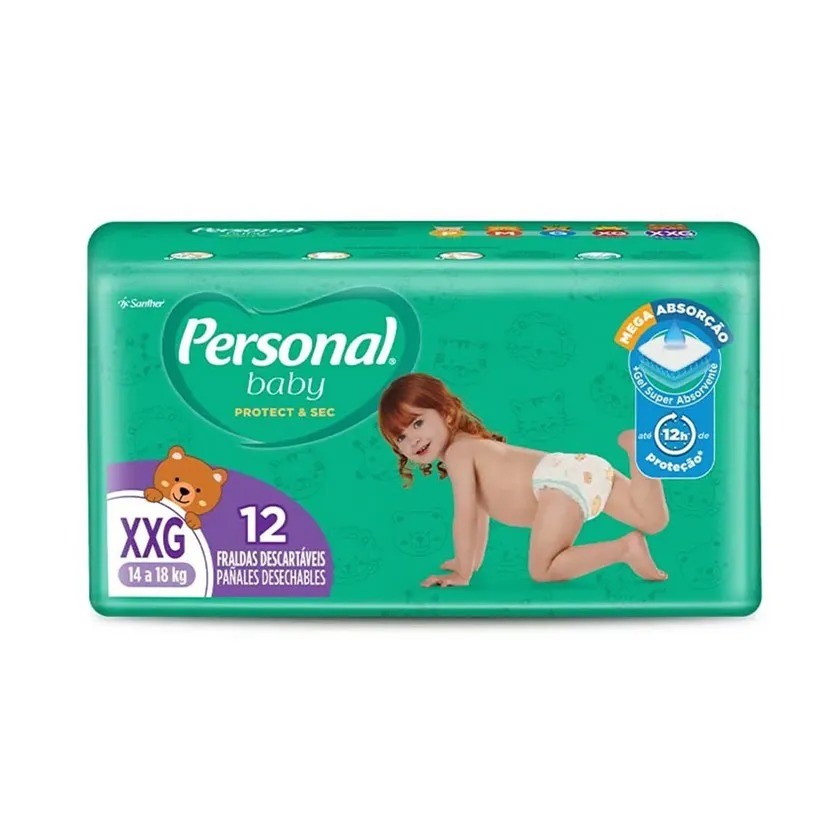 FRALDA DESC.PERSONAL JUMBINHO XXG 12UN