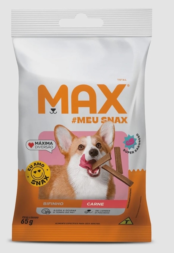 PETISCO SNACK MAX BIFINHO CARNE 65G 