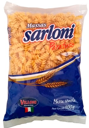MACARRAO PARAFUSO SEMOLA 500 G SARLONI