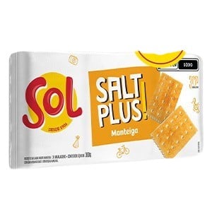 JM BISCOITO SALT PLUS 360G MANTEIGA SOL