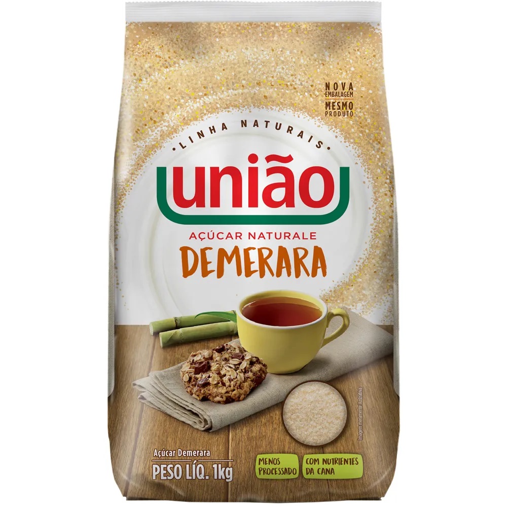 ACUCAR DEMERADA UNIAO NATURALE 1KG