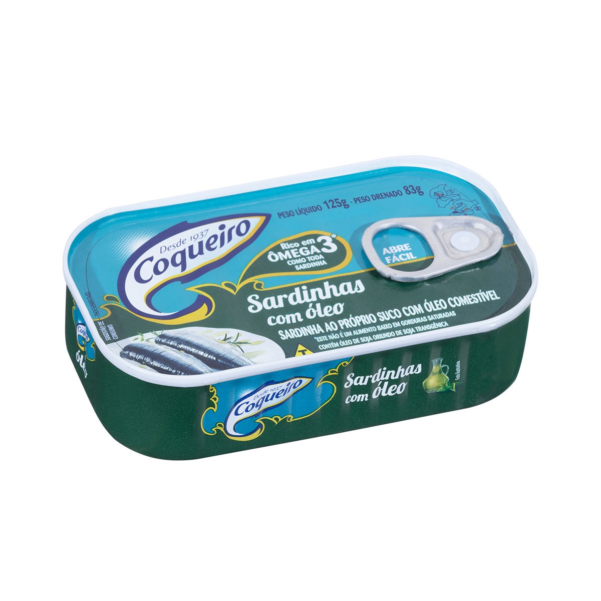 SARDINHA COQUEIRO OLEO 125G