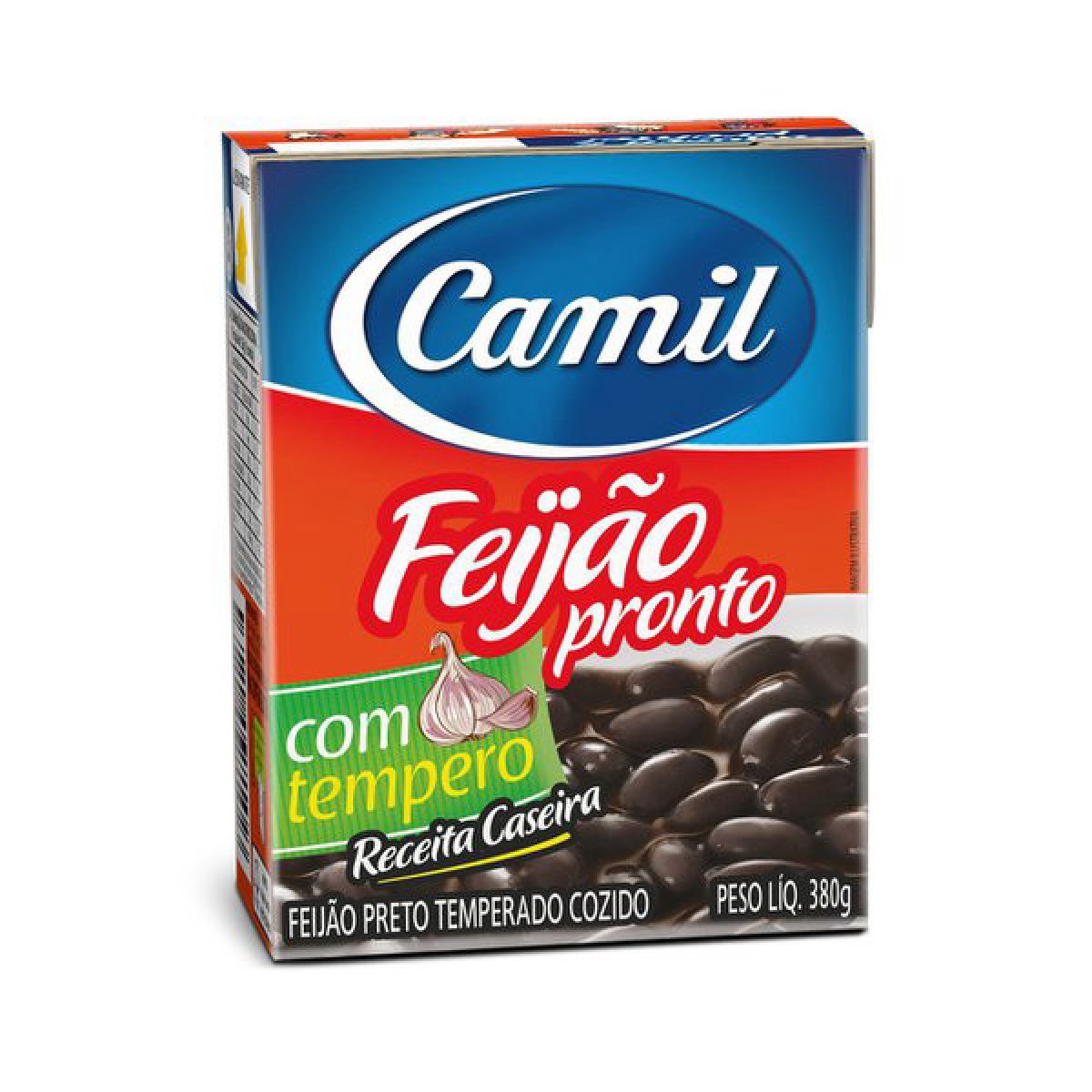 FEIJAO PRETO PRONTO 380 G CAMIL