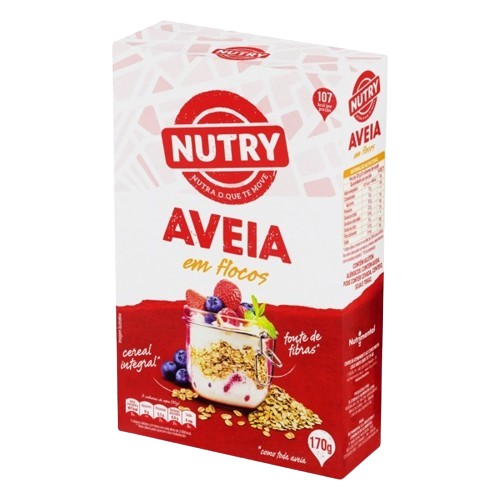 AVEIA EM FLOCOS FINOS NUTRY 170 G 