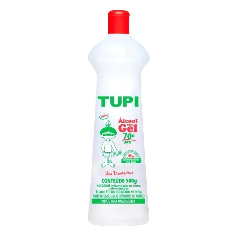 ALCOOL D. GEL 70° TUPI ASSEPT 500 G