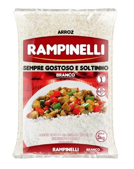 ARROZ TIPO 1 RAMPINELI 5 KG BRANCO