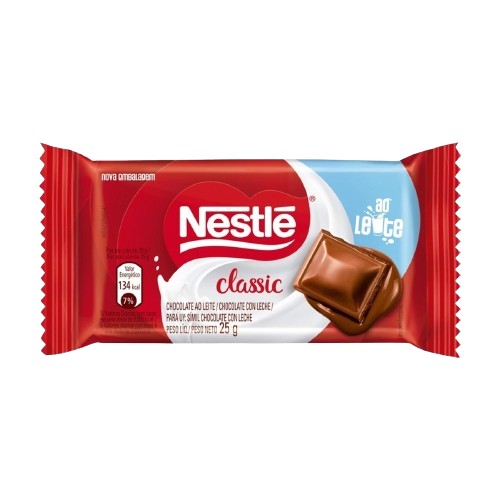 CHOC. CLASSIC AO LEITE 25 GR NESTLE