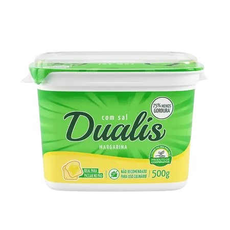 MARGARINA C/SAL 500 G DUALIS 20% 