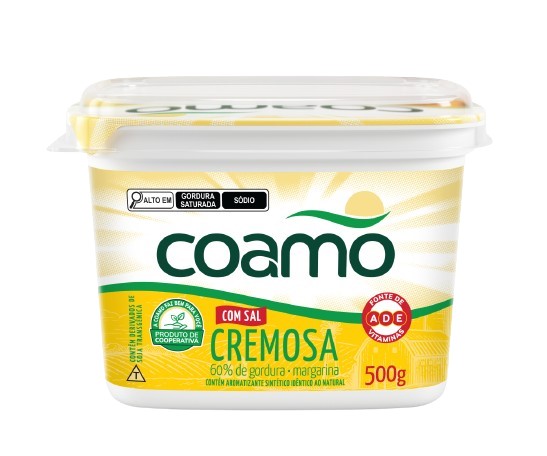 MARGARINA CREMOSA 500 G COAMO 60% 