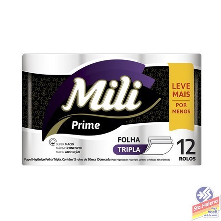 PAPEL HIG. 12X1 MILI FL TRIPLA PRIME 20M