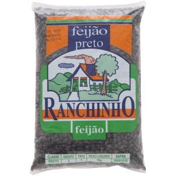 FEIJAO TP 1 PRETO RANCHINHO 1 KG