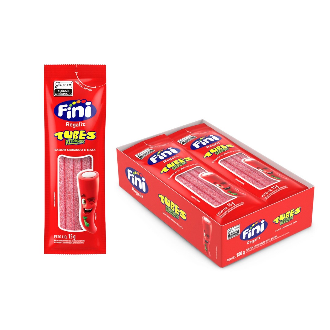 FI BALA FINI TUBES MORANGO CITRUS 15 G
