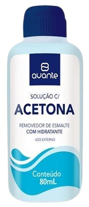 ACETONA AVANTE 80 ML AZUL REMOVEDOR