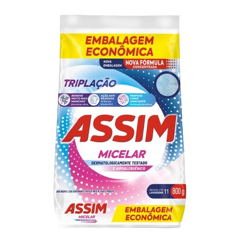 FL SABAO EM PO 800G ASSIM TRIPLA MICELAR