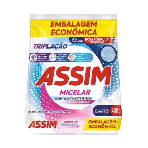 FL SABAO EM PO 400G ASSIM TRIPLA MICELAR