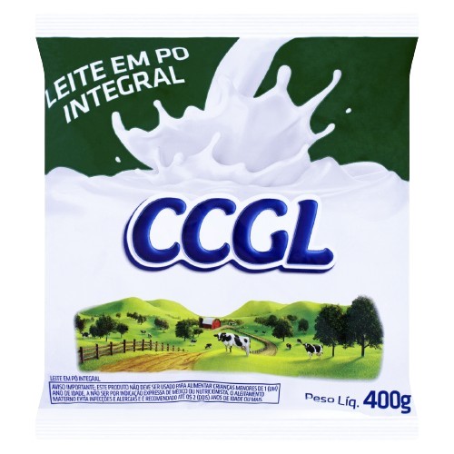 LEITE EM PO SACHE 400 G CCGL