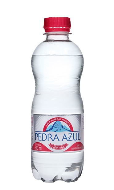 AGUA MINERAL PEDRA AZUL 510 ML GAS