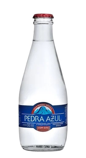 AGUA MINERAL PEDRA AZUL 300 ML VD GAS