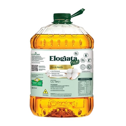 OLEO DE ALGODAO PET 5,1 L ELOGIATA