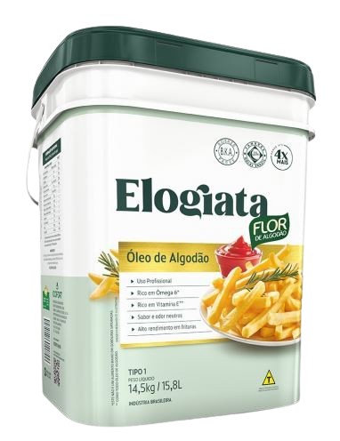 OLEO DE ALGODAO BALDE 15,8 L ELOGIATA