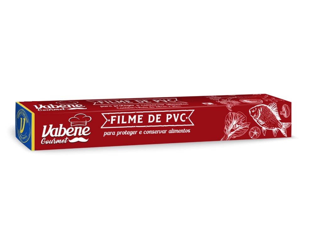 FILME PVC 28CM X 15M VABENE